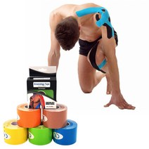 테이핑 방법 볼링 허리 어깨 스포츠 근육 손가락 테이프 스포츠 손목 무릎 농구 야구 배구 배드민턴, 베이지