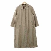 닥스 카키베이지 무지 면 나그랑롱트렌치코트 여자 M