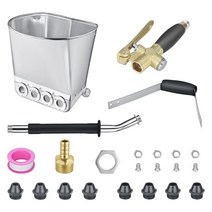 몰탈분사기 시멘트 스프레이 건 모르타르 분무기 석고 호퍼 렌더 버킷 공기 치장 용 벽토, [01] 77cm, 01 77cm