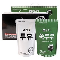 [총각네] 총각네 검은콩 담백한두유20봉+쑥두유15봉, 35포, 190ml