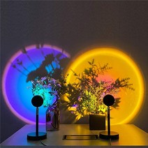 무드등 태양 노을 석양 일몰 조명 인테리어 자취방 캠핑 차박 홈카페 홈술 파티 용품 전구, 옐로우