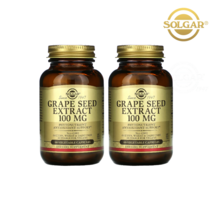 [1+1] Solgar 솔가 포도씨 추출물 100mg 60정 폴리페놀 Grape Seed 솔땡 고약사 약들약 베지캡슐 2개
