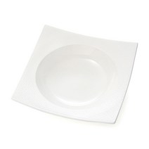 [WEDGWOOD] 웨지우드 GIO 지오 유니크 스퀘어 파스타 접시 24cm, 단품 070158743331
