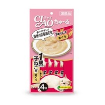 아기고양이 츄르간식 4개입 1P 참치 영양 수분섭취, 없음