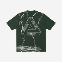 팔라스 트라이스트라이크 티셔츠 그린 - 21FW Palace Tri-Strike T-Shirt Green 남성 반팔티셔츠