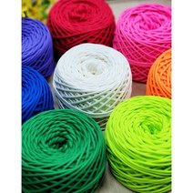 5.0mm 100yard 촘촘 고급 우동실 청키스트링 / 소프트 폴리에스터 우동끈 / 가벼운실 부드러운실 (61칼라), No.25