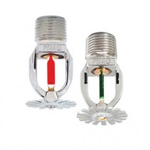 하향 유리벌브형 스프링클러 헤드 68도 93도, 조기반응93도