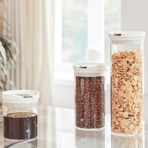 빈플러스 원두 보관용기 보관통 유리 밀폐용기 1450ml/500g, 빈플러스 유리 밀폐용기 1450ml/500g