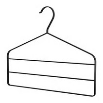 이케아 스트뤼키스 바지걸이 블랙 37x29x1cm, 1개, 이미지참조