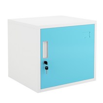 파일철보관함 사물함 락카장 관물대 물품보관함 미니사물함, 40x35x30 화이트 단일 문 1.1mm