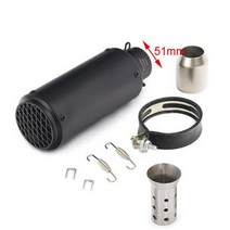 51mm 60mm 오토바이 배기 머플러 SC 파이프 튜브 이스케이프 모토 프로젝트 silencieux 가와사키 Z900 Xmax, 13 -S-C- 51mm