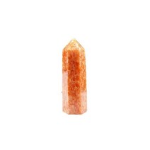 힐링 차크라 스톤 치유의 돌 명상 마음챙김 pc cm 자연 Sunstone 크리스탈 포인트 치유 Reiki 에너지 피라미드 석 영 타워 오렌지 지팡이 장식 홈, 9-11cm_CN, 주황색