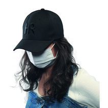 HR 검정모자 남여공용 캡모자 프리사이즈