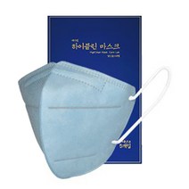 케어랩 하이클린 새부리형 컬러마스크 중형/대형 50매 패션마스크, 대형 - 스카이블루50매