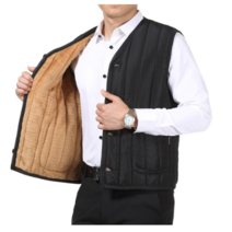 따뜻한 기모 방한조끼