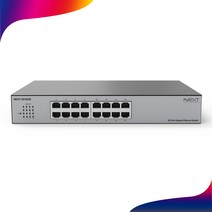 이지넷유비쿼터스 NEXT 2016GS 16Port Gigabit Ethernet Switch / SOHO타입 16포트 기가비트허브 / 19인치 렉가이드 제공