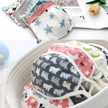 렌느 아기방한마스크 KC인증 유아입체마스크 오가닉어린이면마스크 유아면마스크 아동방한마스크 국내제작 순면100%