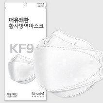 뉴엠 더 상쾌한 마스크 대형 KF94, 50개, 1매