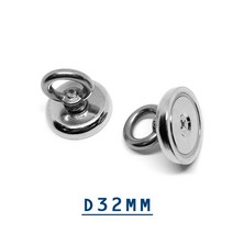 어탐기 어군탐지기 1/2/5/10PCS D32 강한 자석 걸이 낚시 깊은 바다 브래킷 반지 측정기 Dia32, [01] 1PCS