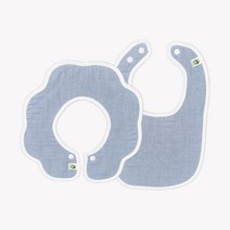 BayKids 무형광 거즈 턱받이, 8) 거즈 토끼턱받이 베이지