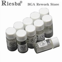 솔더 페이스트 크림 1pcs 0.250.76MM Sn63 Pb37 25k 납 볼 병 BGA 리볼링 도구 용, 1pcs 0.76mm 25K, 10 1pcs 0.76mm 25K