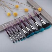 FLD 다이아몬드 팬 메이크업 브러쉬 파우더 파운데이션 아이섀도우 눈썹 얼굴 화장품 메이크업 브러쉬 세트 Brochas Maquillajes, Fan 10pcs ppgr