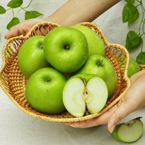 새콤아삭 여름 햇사과 썸머킹 아오리 풋사과 청사과 초록사과, 2kg 중소과 (7-9과), 가정용 아오리사과, 1개