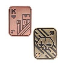 피젯 스피너 fidget spinner 피젯토이 큐브 Haptic-동전 피젯 슬라이더 마그네틱 푸시 EDC 금속 장난감, 04 K