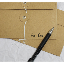 실감개 크래프트 하도메봉투 편지봉투