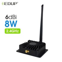와이파이증폭기 인터넷 증폭기 wifi 익스텐더 복층 EDUP 8W 와이파이 전력 2.4GHz 802.11b/g/n 신호 리피터 라우터 범위 부스터 6dBi 무선 안테나 어댑터, CN_AB003-2.4G 8W