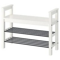 이케아 HEMNES 헴네스 신발 수납형 벤치 화이트 402.437.99