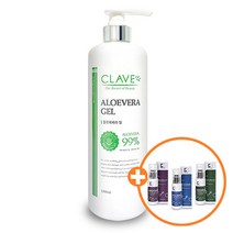 끌라베 알로에베라 젤 대용량 1000ml + 템푸스21 에센스 50ml 랜덤 증정