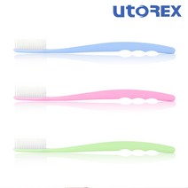 유토렉스 플러스 이중 미세모 성인 치과용 왕모 대왕 칫솔 3개입