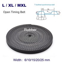 콘베어로라 컨베어AL롤러 컨베어롤러 오픈 타이밍 사다리꼴 벨트 mxl-10mm 3d l, 25mm, 1미터
