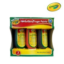 크레욜라 핑거페인트 3색 (150ml 보/연/주)