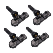 한국 타이어 교체 셀프 가성비 호환 4pcs tpms 타이어 압력 모니터 센서 ford, 검은색