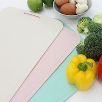 올리오 국산 위생 칼집 안나는 TPU 주방 도마세트 소 2개, 민트S+민트S