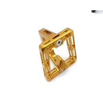 스포츠 Litepro-Brompton 전면 캐리어 블록 CNC 알루미늄 합금 가방 및 패니어 마운트 어댑터 베이스 브롬튼, [01] Gold