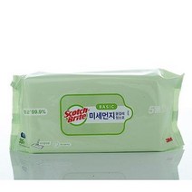 스카치브라이트 미세먼지 베이직 물걸레청소포 대형 35매, 6개