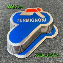 스티커 차량 오토바이 10 pcs 많은 액세서리 알루미늄 합금 데칼 TERMIGNONI 배기관 장식용 내열성, 1.10TERMIGNONI