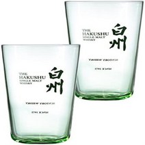 산토리 하쿠슈 우스즈쿠리 유리컵 유리잔340ml 2개 일본 직구
