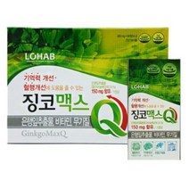 LOHAB 징코맥스 큐 54g, 90정, 1개