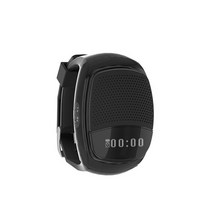 B90 손목 시계 블루투스 스피커 카드 라디오 FM 휴대용 아웃도어 스타일 스포츠 LED 다채로운 32GB 메모리, 한개옵션1, 01 Black No TF Card