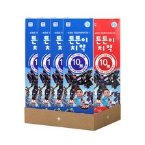 아텍스 튼튼이치약 헬로카봇 블루베리향 x 4개 + 딸기향 1개, 기획세트