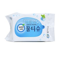 물티슈 깨끗한 나라 페퍼민트 물티슈 30매 60개 여행, 본상품선택