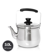 퀸센스 들통형 인덕션 스텐 주전자 (일반형/고급형), 퀸센스 들통주전자(일반형) 3L