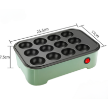 가정용 캠피용 포장마차용 간편식 타코야키 제조 기계(계란빵 문어빵 타코야끼 다기능 냄비), B형