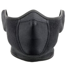 겨울 balaclava 양털 따뜻한 오토바이 안면 마스크 통기성 반 스키 마스크 스카프 오토바이 사이클링 자전거 바이커 bandana cover, 협력사, 01 Black