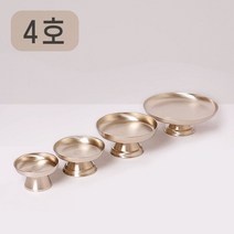 다움유기공방 [다움유기]방짜유기 제기용 접시/4호, 단일옵션