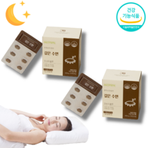 수면보조제 숙면 영양제 감태추출물 디엑콜 수면질 개선 꿀잠 식물성 기능성 인정 테아닌 60정 2박스, 2BOX(120정)
